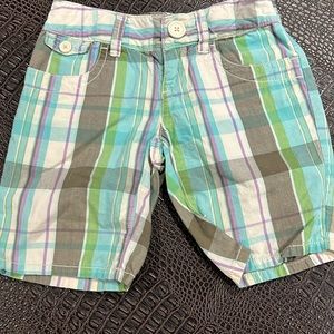 4/$20 - Girls Gap Kids Plaid Bermuda Short